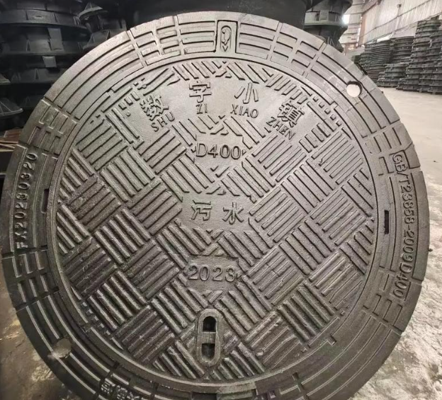云溪球墨铸铁防沉降井盖展示